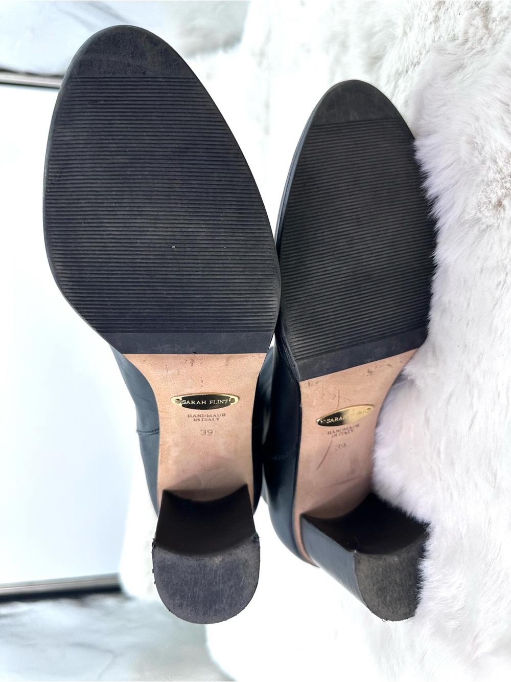 Sarah Flint Perfect Zip Bootie 70 black leather 39 US‎ 9 - Picture 13 of 15